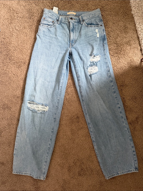 Levi's Denim - Levi’s baggy dad light wash 26